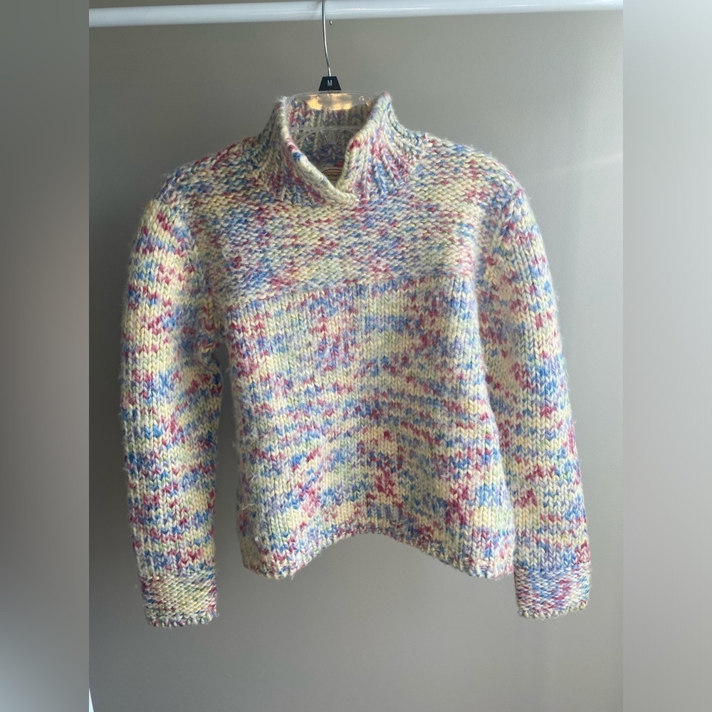 Talbots wool blend pastel vintage sweater